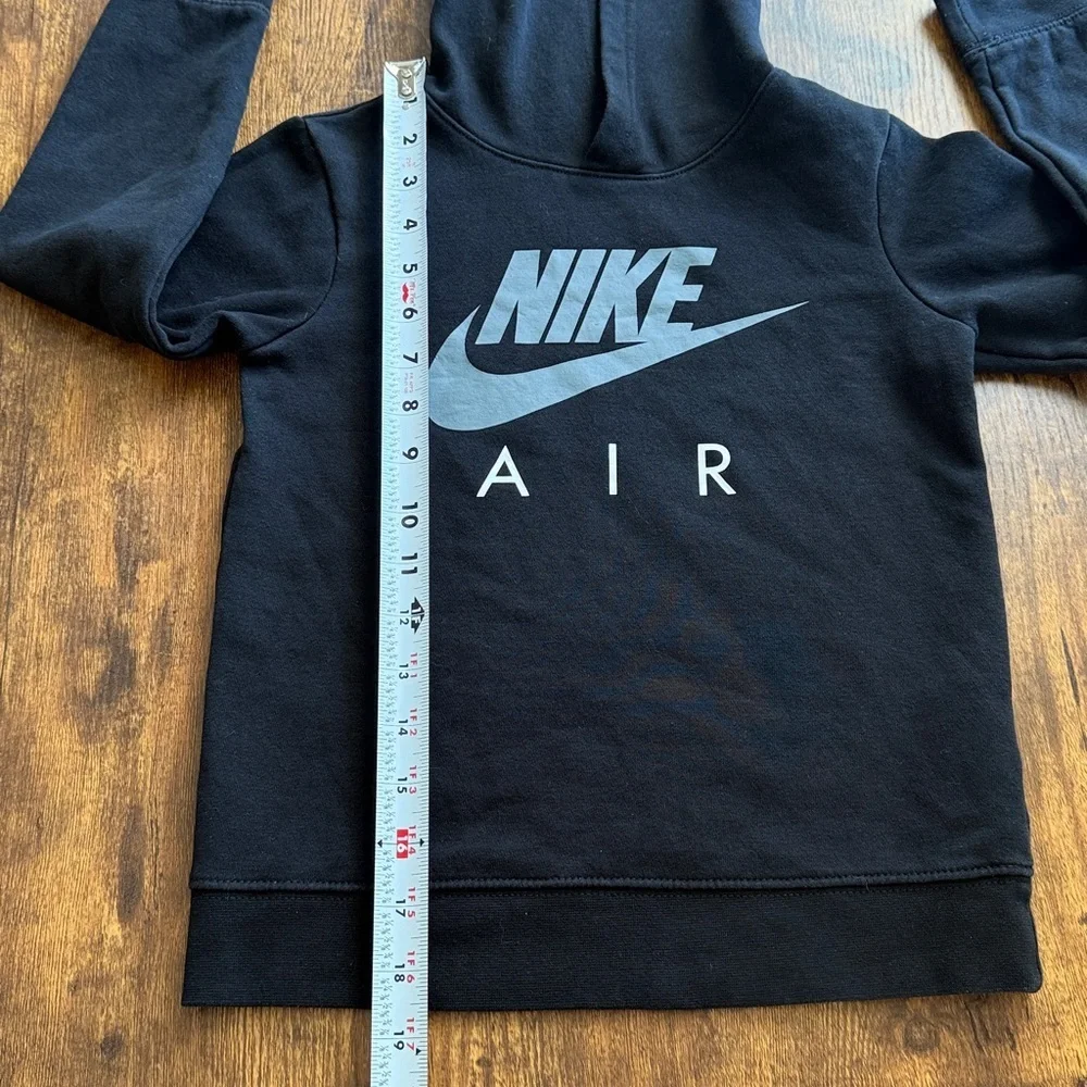 Nike Black Air Hoodie with Silver Logo